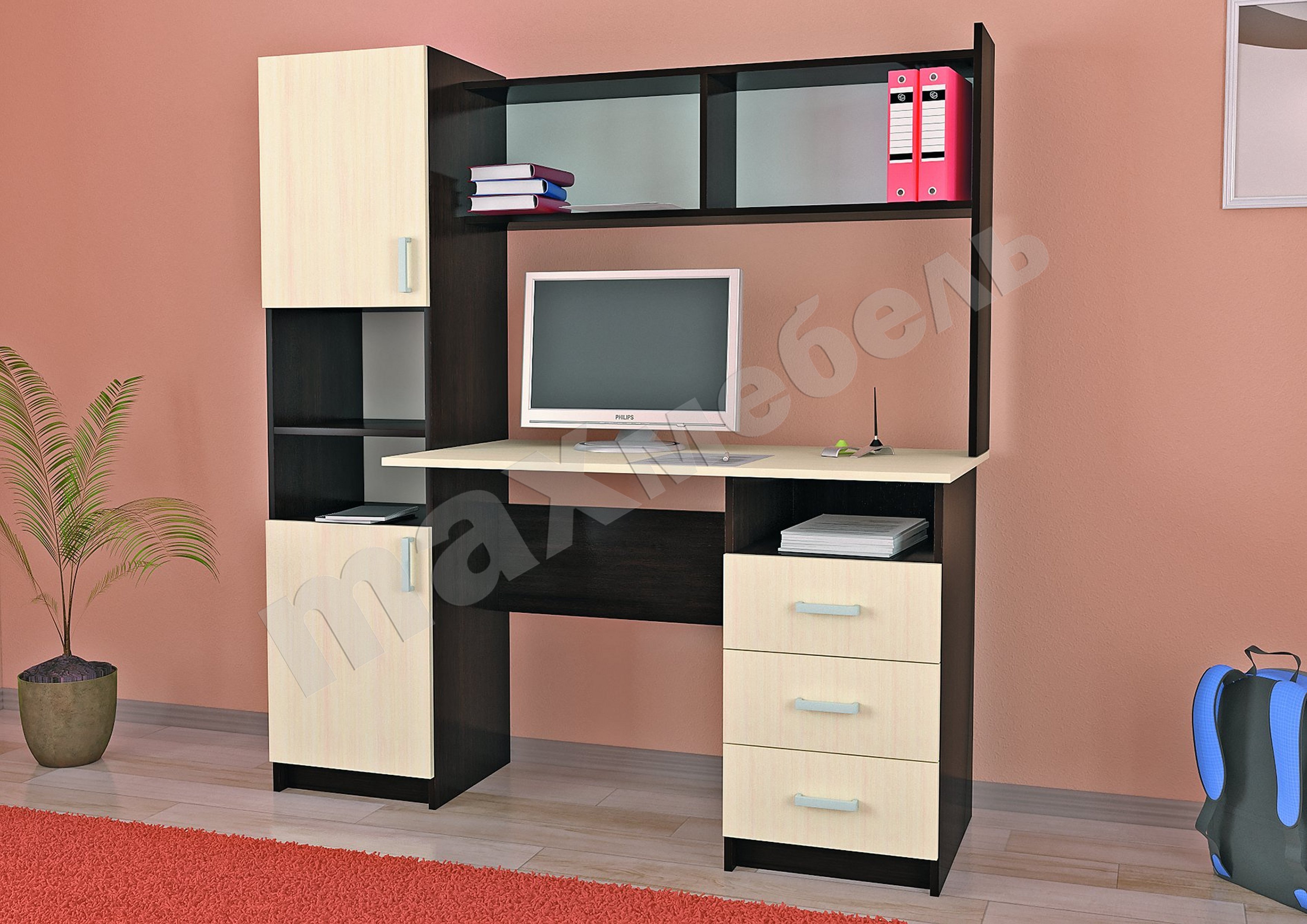 компьютерный стол кс 001 интерьер центр